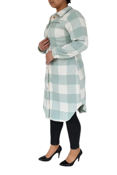 Kadın Oduncu Gömlek Tunik BGL-ST02454 - Resim 10