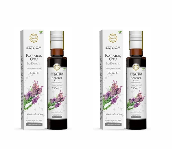 İmmunat Karabaş Otu Sıvı Ekstraktı 250 ML x 2 Adet - 1