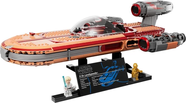Lego Star Wars 75341 Luke Skywalker's Landspeeder - Resim 3