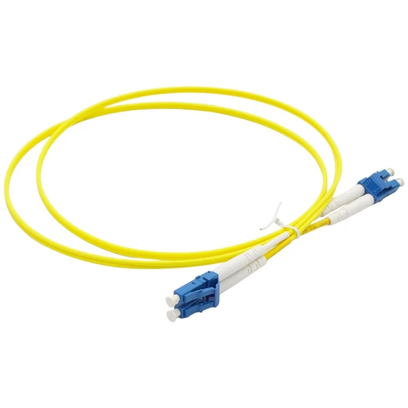 FİBER PATCH CORD LC-LC SM DUPLEX 9/125 1 MT