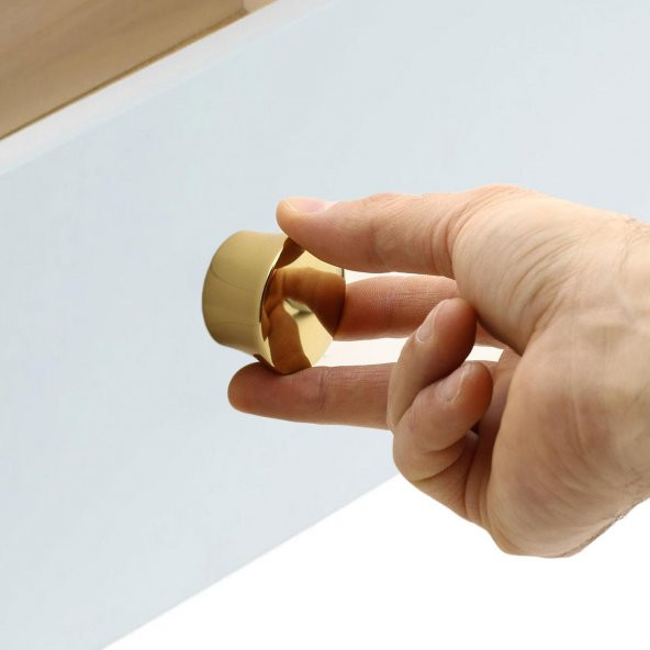 Düğme Çekmece Dolap Kapak Kulpu Kulbu Albrifin Metal Kulp - Resim 4