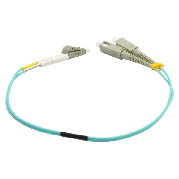 FİBER PATCH CORD SC-LC MM DUPLEX 50/125 OM3 0.30 MT - 3
