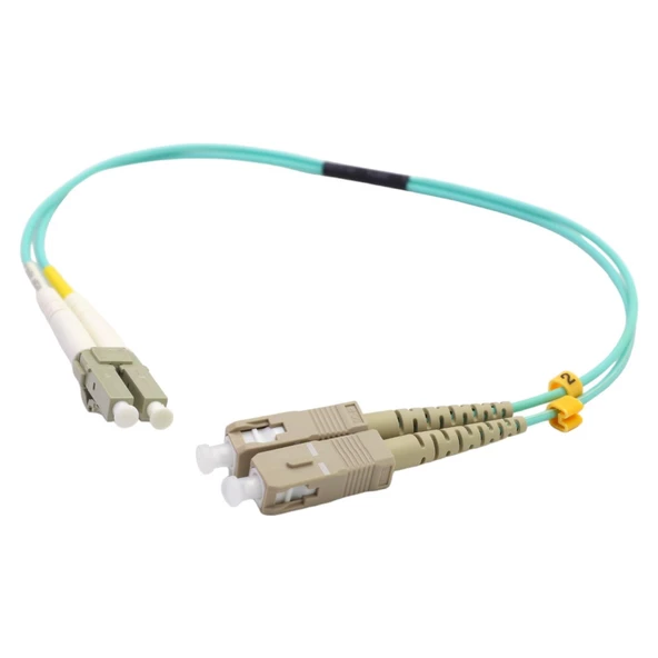 FİBER PATCH CORD SC-LC MM DUPLEX 50/125 OM3 0.25 MT