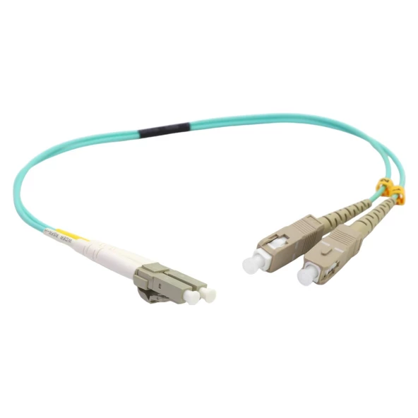 FİBER PATCH CORD SC-LC MM DUPLEX 50/125 OM3 0.25 MT - 3