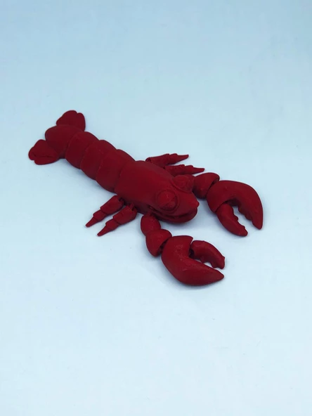 3D Hareketli Istakoz Figürlü Oyuncak - Kırmızı - Resim 7