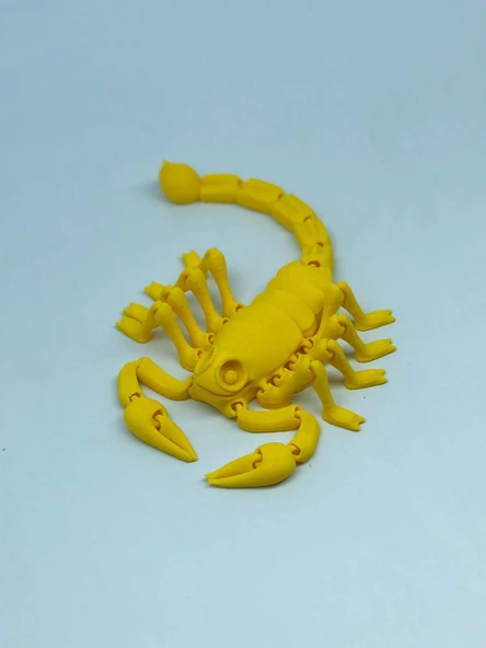 3D Hareketli Akrep Figürlü Oyuncak - Sarı - Resim 2