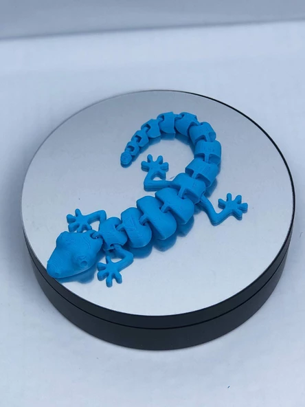 3D Hareketli Oyuncak Kertenkele - Mavi - Resim 4