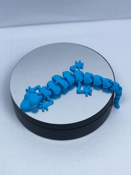 3D Hareketli Oyuncak Kertenkele - Mavi - Resim 5