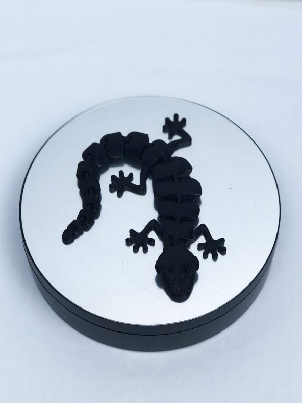 3D Hareketli Oyuncak Kertenkele - Siyah - Resim 4