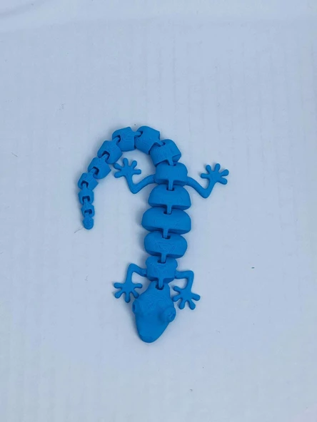 3D Hareketli Oyuncak Kertenkele - Mavi ürün görseli 1
