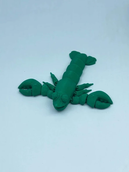 3D Hareketli Istakoz Figürlü Oyuncak - Yeşil - Resim 2