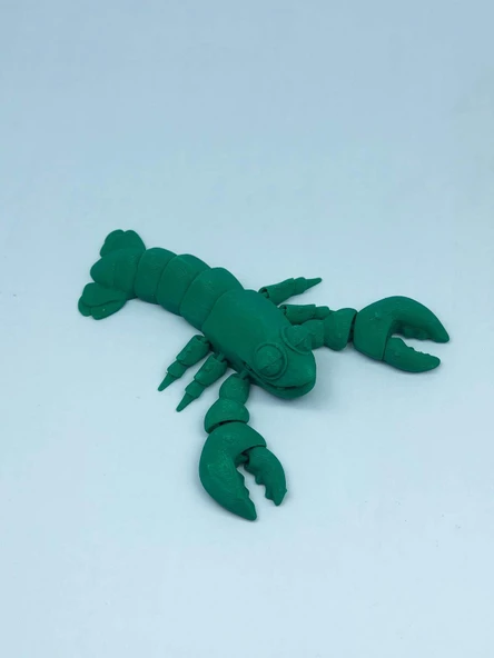 3D Hareketli Istakoz Figürlü Oyuncak - Yeşil - Resim 5