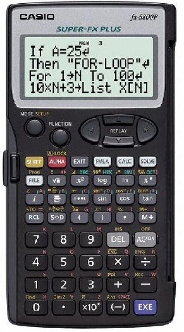 CASIO HESAP MAKINESI BILIMSEL FX-5800P