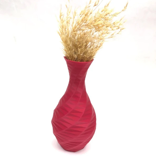 Modern Mini Vazo 15cm Kırmızı - 7