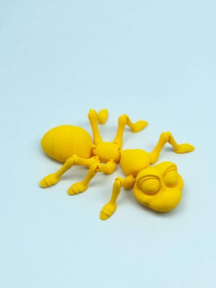 3D Hareketli Karınca Figürlü Oyuncak - Sarı ürün görseli 1