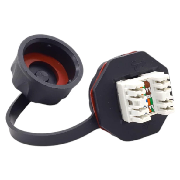 KEYSTONE JACK UTP CAT6 180 D IP67 VİDALI EDÜSTRİYEL