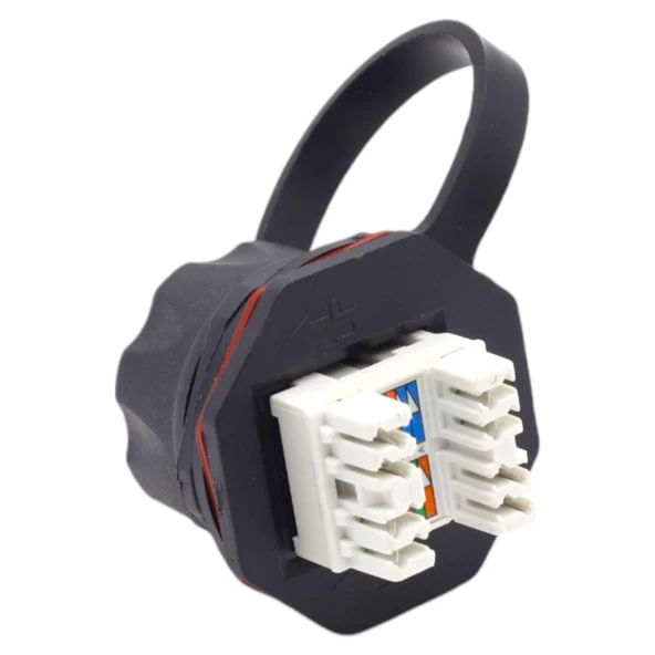 KEYSTONE JACK UTP CAT6 180 D IP67 VİDALI EDÜSTRİYEL - 4