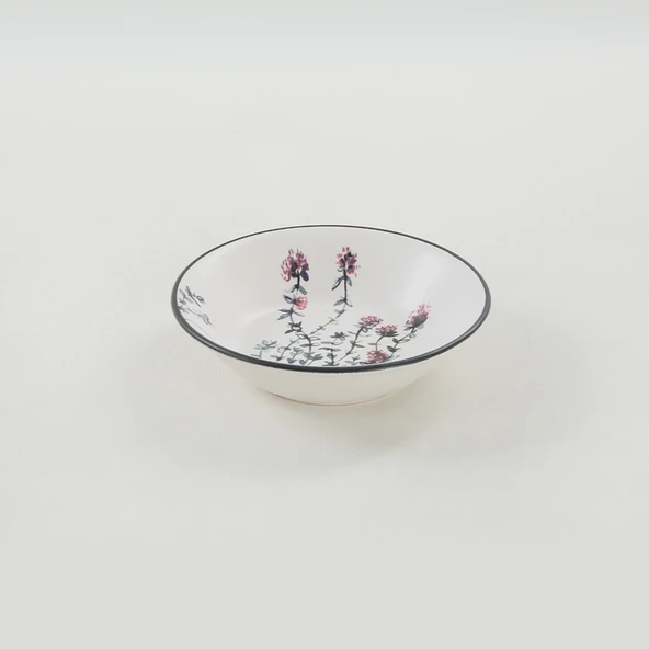 Keramika Keraart Çiçek Bahçesi Yemek Tabağı 18 cm 6 Adet - 8