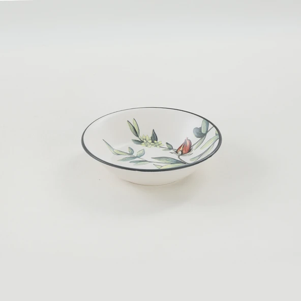 Keramika Keraart Çiçek Bahçesi Yemek Tabağı 18 cm 6 Adet - 4