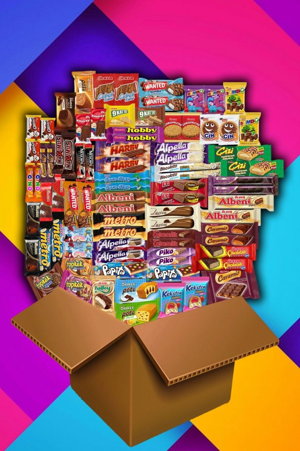 Eti Çoklu Avantaj Çikolata Kek Paket  78 Parça