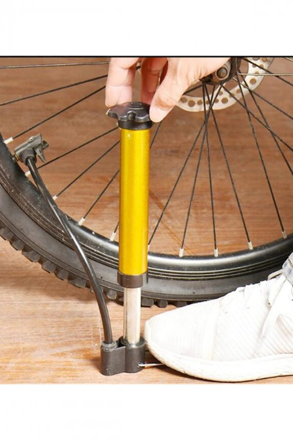 Üst Kalite portatif Şişirme El Pompası Bisiklet,top,havuz,lastik,teker,yatak hava şişirme aparatı