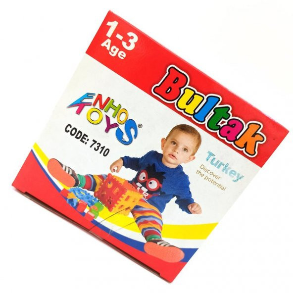 Enhoştoys 22 Parça Bultak Oyuncak Bul Tak Çok Renkli Puzzle 1-3 Yaş - 4