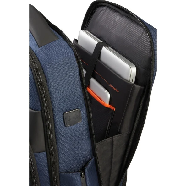 Samsonite 15.6 " Mysight Usb Girişli Notebook Sırt Çantası Mavi - Resim 9