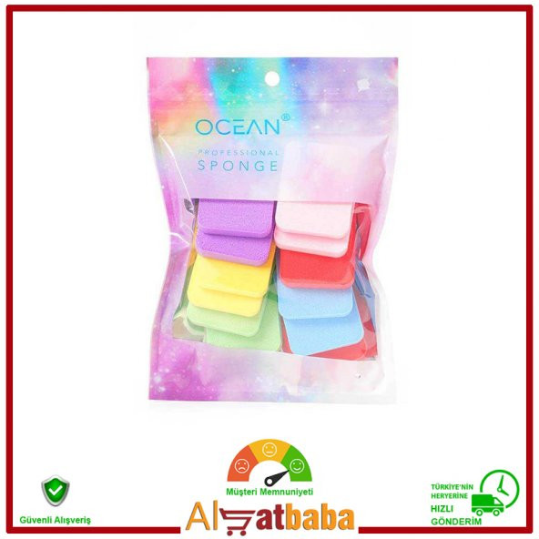 Ocean Professional Sponge Makyaj Süngeri Seti 12Li