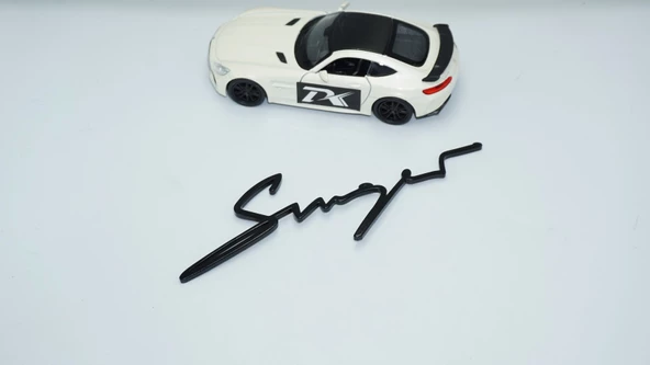 DK Tuning Porsche 911 Singer Bagaj Siyah ABS Yazı Logo Amblem - 2