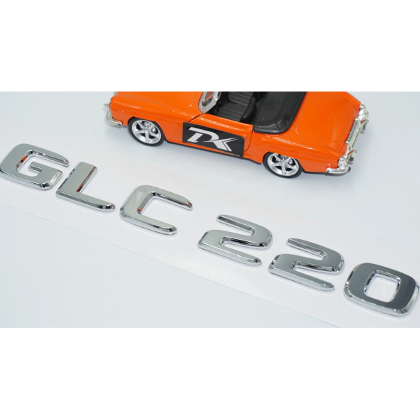 DK Tuning GLC 220 Bagaj Krom ABS Yazı Logo Benz İle Uyumlu - 3
