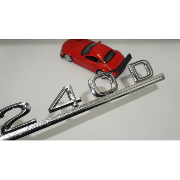 240D Bagaj Krom Metal 3M 3D Yazı Logo