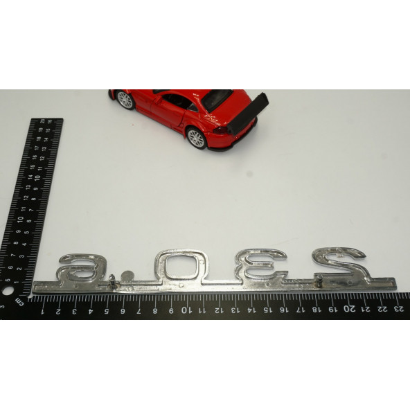 230.6 Bagaj Krom Metal 3M 3D Yazı Logo - Resim 5