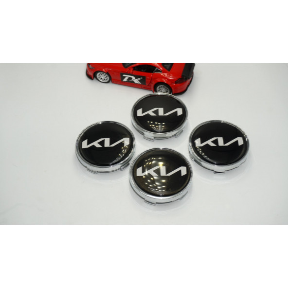 Kia Yeni Nesil Logo Jant Göbeği Kapak Seti 60mm - 2