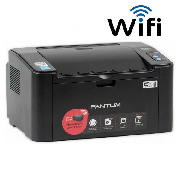 Pantum P2500W Wifi Mono Lazer Yazıcı Tam Dolu Toner - 1