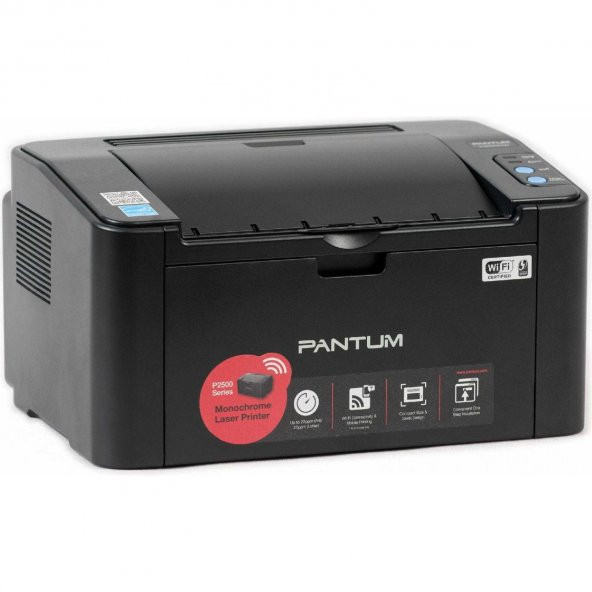 Pantum P2500W Wifi Mono Lazer Yazıcı Tam Dolu Toner - 2