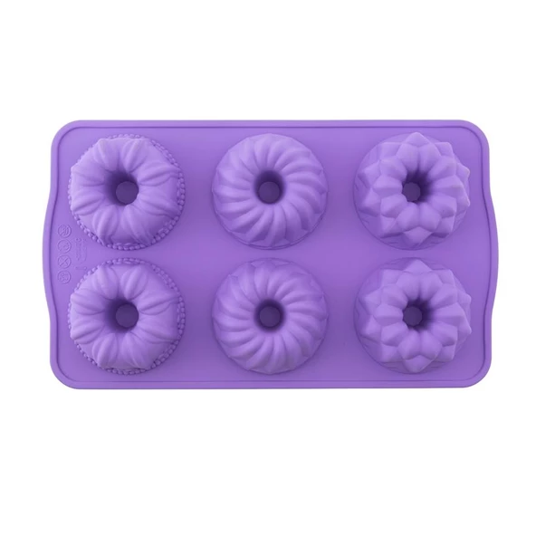 Silicolife SL06 6'lı Karma Kek Kalıbı - 8