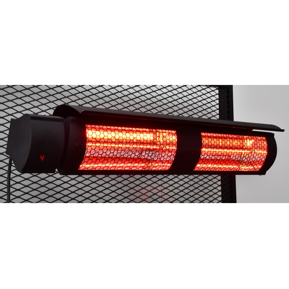 3000w Kumandalı Normgas İnfrared Dış Mekan Isıtıcı Heating Systems siyah - 2