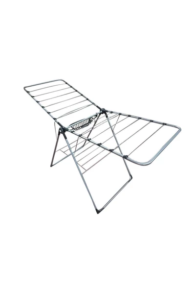 1. Kalite Çamaşır Kurutmalıgı Kalın Telli Mandal Sepetli - Resim 3