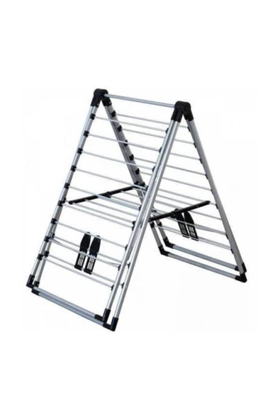 Gri Boncuklu Kalın Borulu Çamaşır Kurutmalık - 2