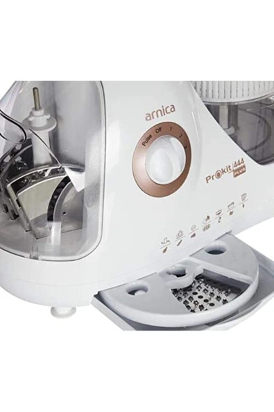 Prokit 444 Plus Kompakt Beyaz Mutfak Robotu - 6