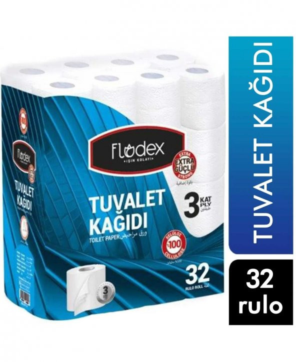 Flodex 32li Tuvalet Kağıdı 3 Katlı
