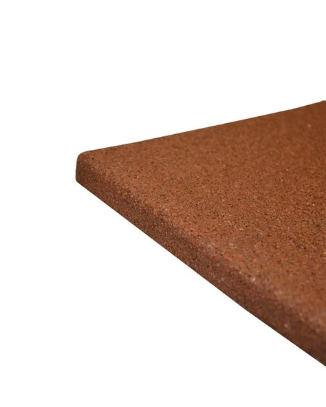 Kauçuk Zemin Kaplama 40x40x2cm TSE Belgeli Kiremit Kırmızısı - 3