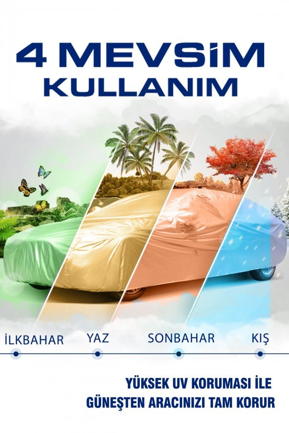 AutoEN VOLKSWAGEN  Caddy 2013 - 2021 Araba Brandası Oto Branda - 3