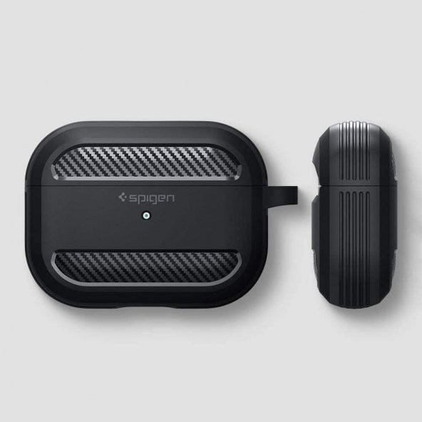 Spigen Apple AirPods Pro Kılıf Rugged Armor Charcoal Gray-ASD0144 - 2