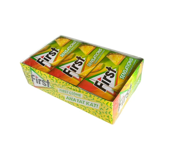 First Sensations Tropikal Meyve Aromalı Sakız 12 Adet - Resim 2