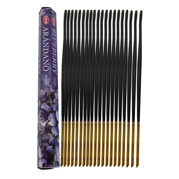 Hem Yaban Mersini Kokulu 20 Çubuk Tütsü - Blueberry - Resim 4