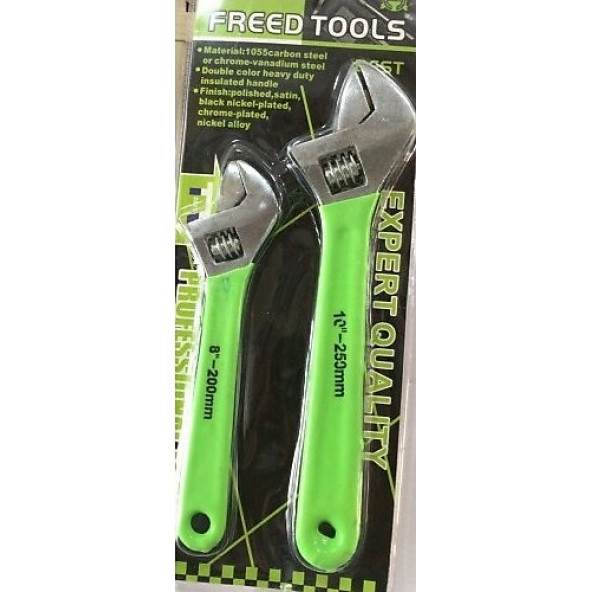 FREEDTOOLS 2'li Kurbağcık 8"-10", 200 mm-250 mm