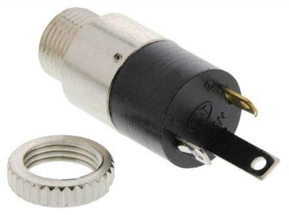 3.5 mm Stereo Dişi Panel Tipi Metal Jack - 2