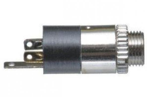3.5 mm Stereo Dişi Panel Tipi Metal Jack - 3