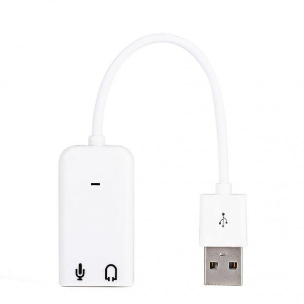 Harici Kablolu 7.1 Usb Ses Kartı 3.5mm Mikrofon Çevirici Dönüştürücü Adaptör - 2